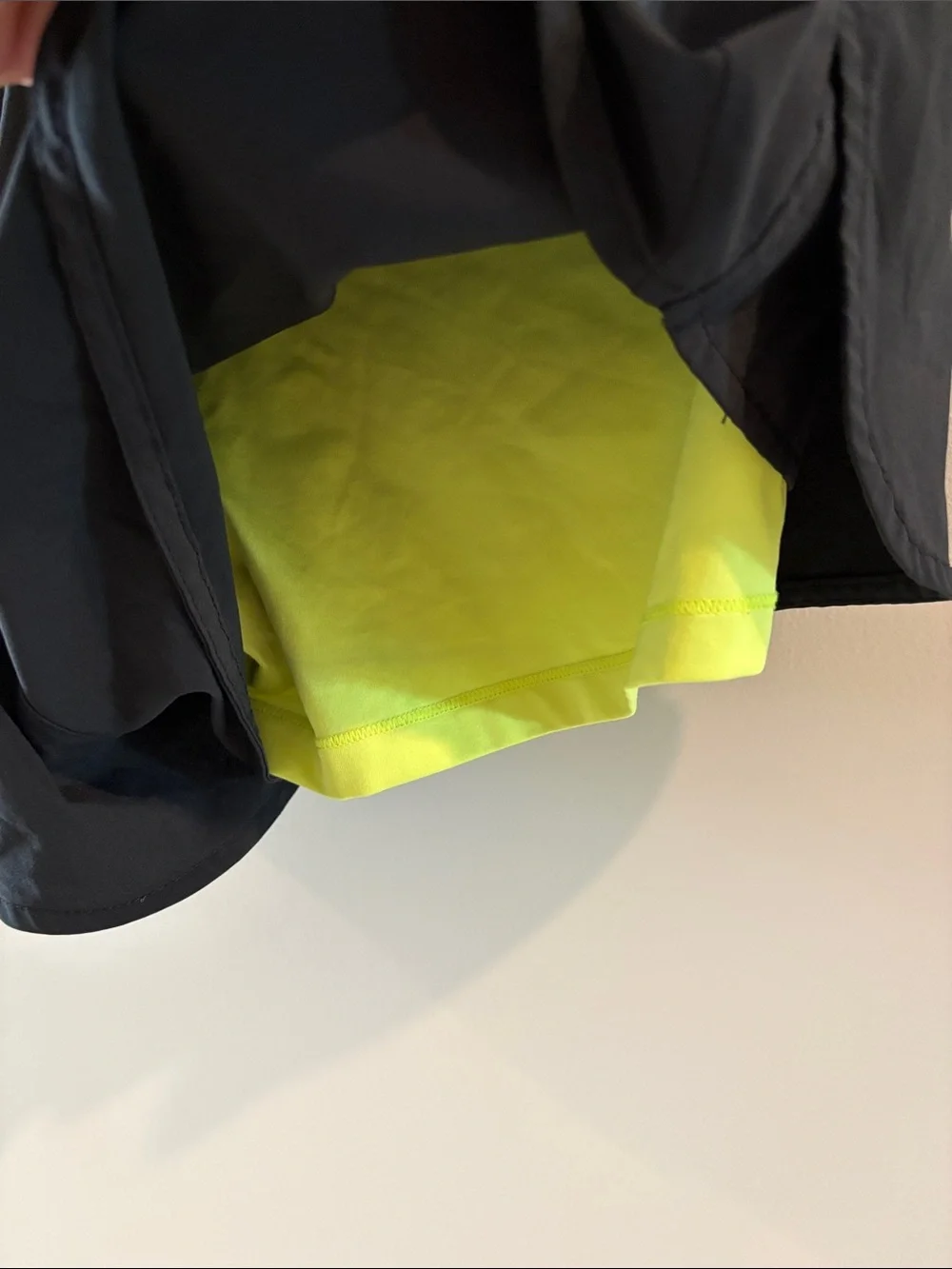 Nike Black with Volt Trim Running Skort - Picture 4 of 4